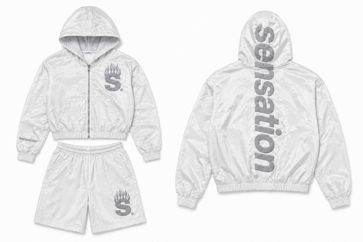 “White/Grey” Flame Series Set